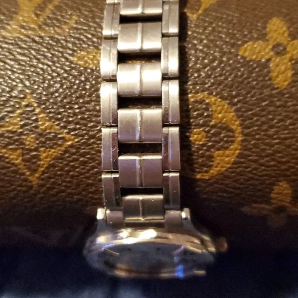 Vintage Calvin Klein 1500 Professional‎ Green Face Stainless Band 200 Meters